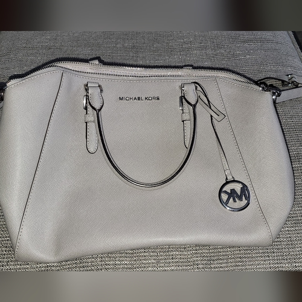 Grey Michael Kors handbag